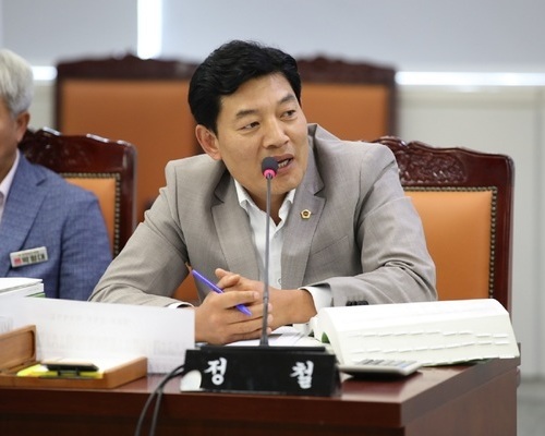 정철 도의원, 선수들 기량을 맘껏 발휘할 수 있는 환경 조성 필요