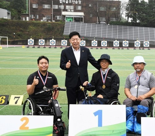 김정희 전라남도의원, ‘제2회 순천만배 전국장애인양궁대회’ 참석