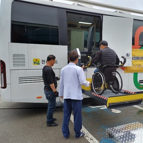 전남건강버스, 장애인 건강지킴이 역할도 톡톡