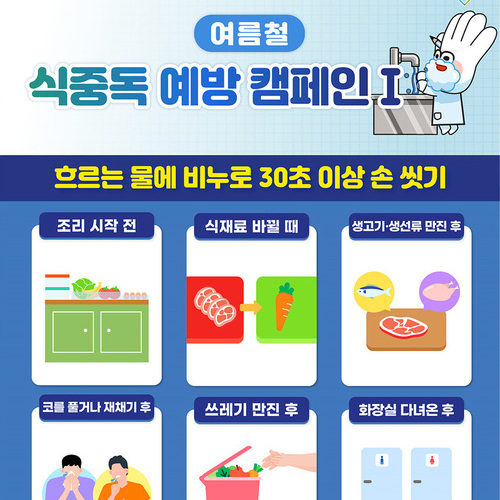 여수시 “초여름 병원성대장균 식중독 주의하세요”